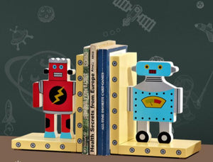 ROBOT KIDS BOOKENDS