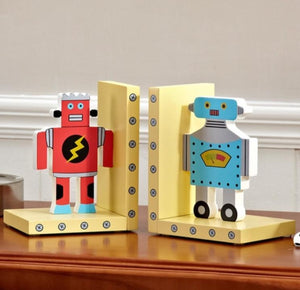 ROBOT KIDS BOOKENDS