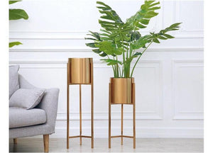 ROXEY GOLD FLOWER POT