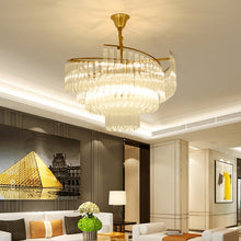 Load image into Gallery viewer, PARVEEN CRYSTAL CHANDELIER