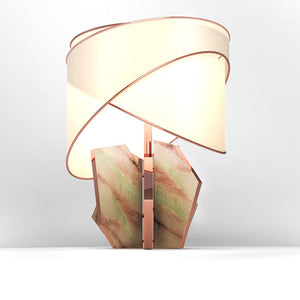 SILVIA 38" POSTMODERN ART MARBLE TABLE LAMP