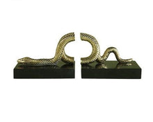 Load image into Gallery viewer, VALIAN SNAKE BOOKENDS (SET OF 2)