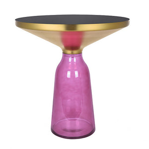 FINO TRANSPARENT BELL COFFEE & SIDE TABLE