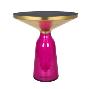 FINO TRANSPARENT BELL COFFEE & SIDE TABLE