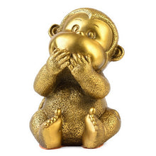 Load image into Gallery viewer, SEE NO EVIL, EAR NO EVIL, SPEAK NO EVIL ORNAMENT (Set of 3)