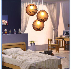 SPALDING BASKETBALL PENDANT LIGHT