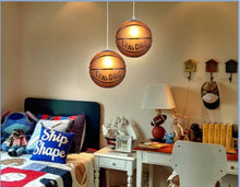 Load image into Gallery viewer, SPALDING BASKETBALL PENDANT LIGHT