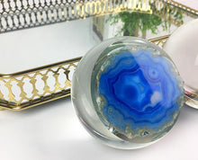 Load image into Gallery viewer, AGATE BALL ORNAMENT (SET OF 2)