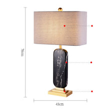 Load image into Gallery viewer, Thayer Marble Table Lamp