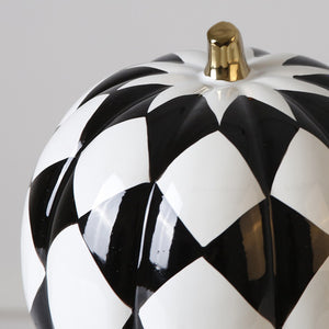 DECALS CERAMIC PUMPKIN ORNAMENT