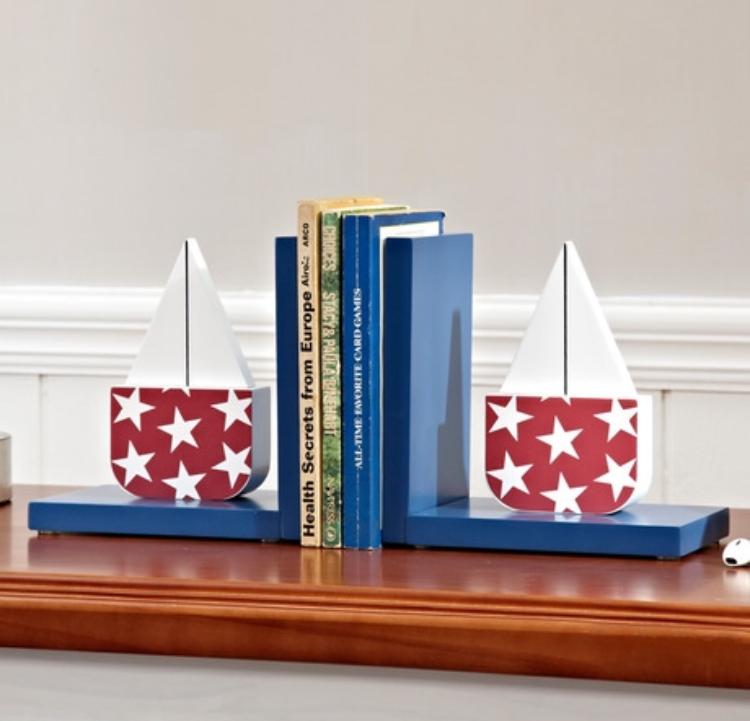 STAR SAILING KIDS BOOKENDS