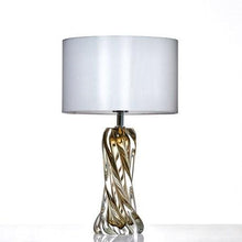 Load image into Gallery viewer, LILAH ITALIAN GLAZED NODIC TABLE LAMP