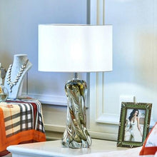 Load image into Gallery viewer, LILAH ITALIAN GLAZED NODIC TABLE LAMP