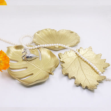 MELANIC GOLDEN JEWELRY PLATE (SET OF 3)