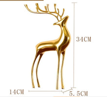 Load image into Gallery viewer, ECO PLAIN DEER DECOR SET OF 2