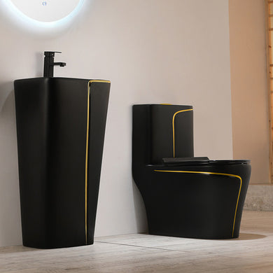 COLDIA CERAMIC TOILET AND BASIN