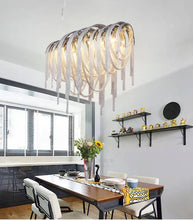 Load image into Gallery viewer, BELINE ALUMINUM CHAIN CHANDELIER