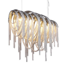 Load image into Gallery viewer, BELINE ALUMINUM CHAIN CHANDELIER