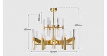 Load image into Gallery viewer, MOSCOW 2 TIER CHANDELIER