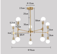 Load image into Gallery viewer, SHAWN 6-LIGHT CHANDELIER