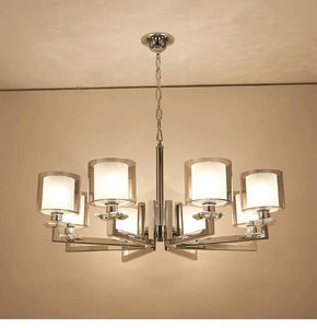 CELINE POST MODERN CRYSTAL CHANDELIER