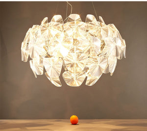 MIA  EUROPEAN ACRYLIC CHANDELIER