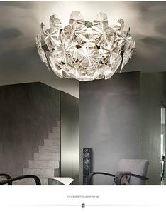 MIA  EUROPEAN ACRYLIC CHANDELIER