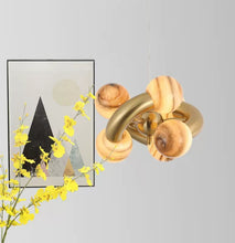 Load image into Gallery viewer, AMBER CREATIVE CHANDELIER