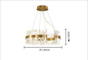 AUSTYN 11.8" CRYSTAL CHANDELIER