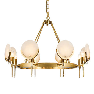 Hazal Marble Gold Chandelier