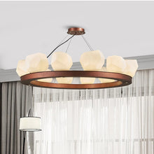 Load image into Gallery viewer, Kenya-Brown Glass Chandelier