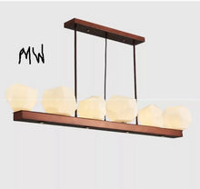 Load image into Gallery viewer, Kenya-Brown Glass Chandelier