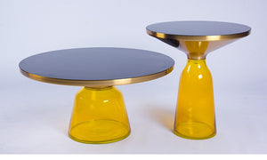 FINO TRANSPARENT BELL COFFEE & SIDE TABLE