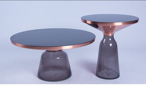 FINO TRANSPARENT BELL COFFEE & SIDE TABLE