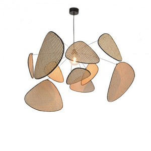 RATTAN POSTMODERN CHANDELIER