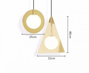 LIAM GEOMETRIC GLASS BALL PENDANT LIGHT