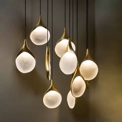 EASTON POSTMODERN GOLD PENDANT LIGHT