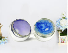 Load image into Gallery viewer, AGATE BALL ORNAMENT (SET OF 2)