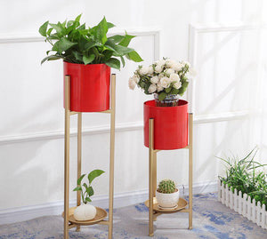 ROXEY-WHITE GOLD FLOWER POT