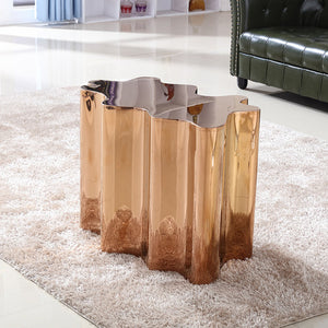 TARA STAINLESS STEEL SIDE TABLE