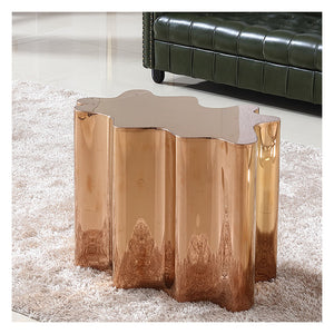 TARA STAINLESS STEEL SIDE TABLE