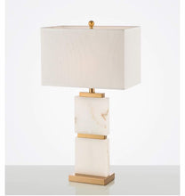 Load image into Gallery viewer, ADIFE ALABASTER TABLE LAMP