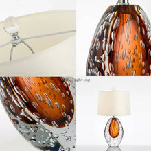 Load image into Gallery viewer, EDRIC BUBBLE GLASS TABLE LAMP