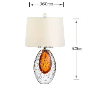 EDRIC BUBBLE GLASS TABLE LAMP