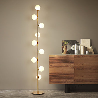 BRANCH 8-LIGHT FLOOR LAMP