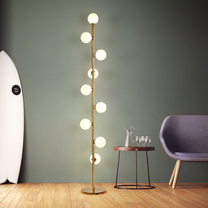 BRANCH 8-LIGHT FLOOR LAMP