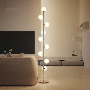 BRANCH 8-LIGHT FLOOR LAMP