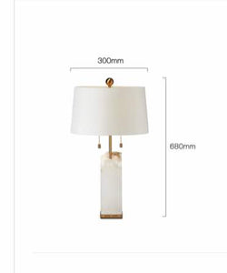 ROSE 26.8" Marble Table Lamp