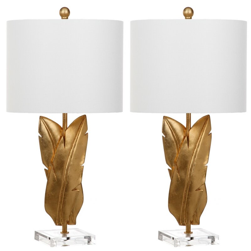 DUNE LEAF MORDEN TABLE LAMP (SET OF 2)