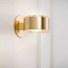 Load image into Gallery viewer, OPAL POST MODERN GOLD WALL SCONCE